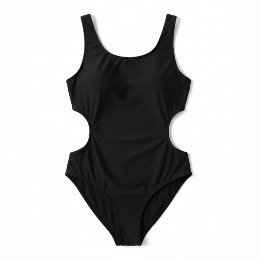 Black Cutout One-Piece - Corrected