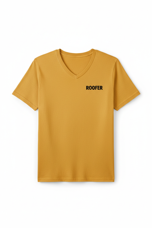 Roofer V-Neck Comfort Colors T-Shirt - I Roof All Day