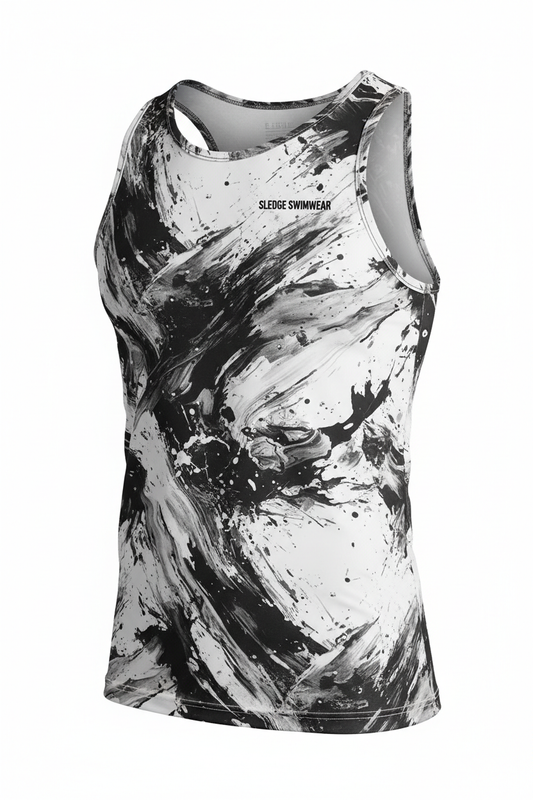 Monochrome Abstract Tank